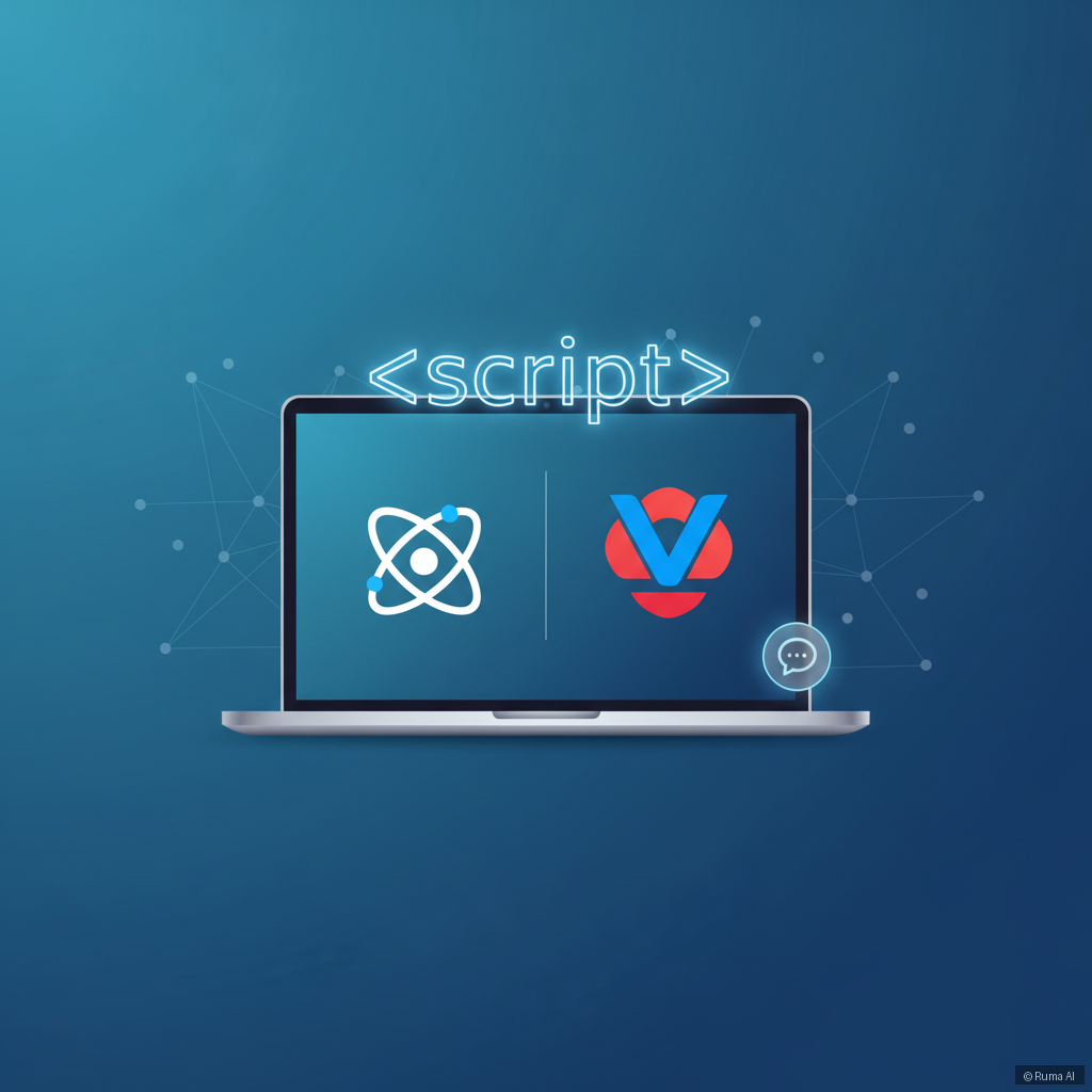 Add AI Chat to Any React, Next.js, or Vue Site with One Line of Code